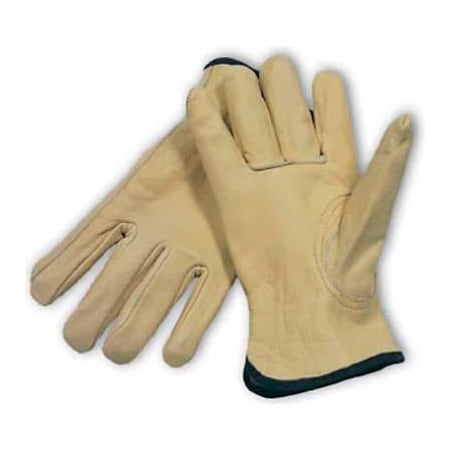 Pip PIP Top Grain Cowhide Drivers Gloves, Keystone Thumb, Quality Grade, M 68-165/M
